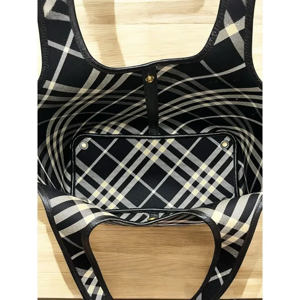 Burberry Small Check Tote Bag - Picture 6 of 16